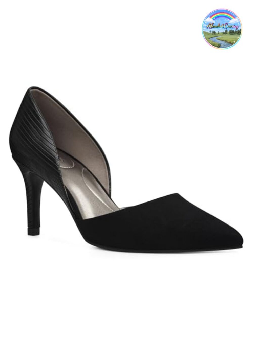 Pointed Toe Stiletto Pump Flexible Sole Business Casual Work Shoe